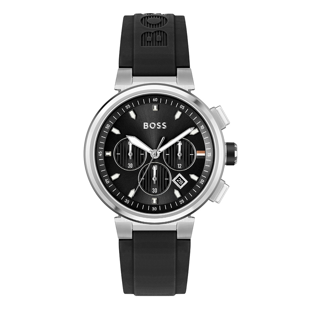 ヒューゴボス Hugo Boss 自動腕時計 美品 ヒューゴ ボス 腕時計 メンズ 父の日 スポーティ×高級感 クロノ